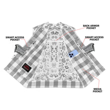 Load image into Gallery viewer, Scarlet Fury Black and Red Flannel Textile Vest