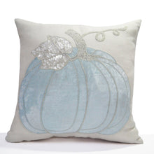 Load image into Gallery viewer, Green Pumpkin Pillow Case