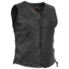 Load image into Gallery viewer, Clara Women's leather motorcycle vest