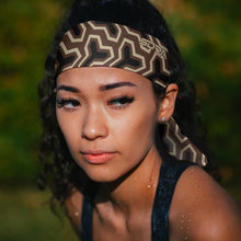 Load image into Gallery viewer, Blue Steel Tie Headband