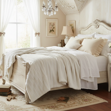 Load image into Gallery viewer, Tache White Ivory Polar Faux Fur with Sherpa Throw Blanket
