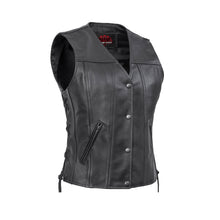 Load image into Gallery viewer, Women's Gray Single Back Panel Concealed Carry Vest