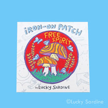 Load image into Gallery viewer, "Free Spirit" Mushroom Embroidered Patch