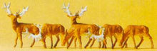 Load image into Gallery viewer, Preiser 79179 N Scale Animals -- Deer pkg(6)