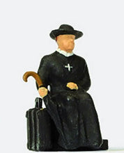 Load image into Gallery viewer, Preiser 28105 HO Scale Reverend Waiting for Train