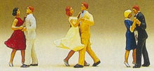 Load image into Gallery viewer, Preiser 10120 HO Scale Couples Dancing -- 3 Couples