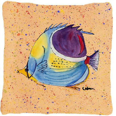 Tropical Fish Decorative   Canvas Fabric Pillow