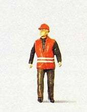 Load image into Gallery viewer, Preiser 28008 HO Scale Individual Figure - Modern Switchman w/Safety Vest