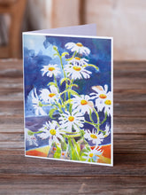Load image into Gallery viewer, Flowers - Daisy Greeting Cards -  Blank Note Cards – 8-Pack of Artist-Designed Cards with Envelopes