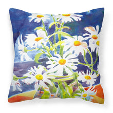 Load image into Gallery viewer, Flowers - Daisy   Canvas Throw Pillow - 14x14 Decorative Pillow – Art for Your Home &amp; Patio
