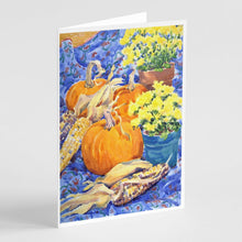 Load image into Gallery viewer, Flower - Mums Greeting Cards -  Blank Note Cards – 8-Pack of Artist-Designed Cards with Envelopes
