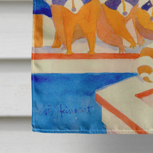 Load image into Gallery viewer, Raccoons on the porch  Flag Canvas House Size