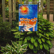 Load image into Gallery viewer, Raccoons on the porch  Garden Flag – Decorative Outdoor Yard Flag