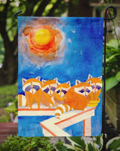 Load image into Gallery viewer, Raccoons on the porch  Garden Flag – Decorative Outdoor Yard Flag