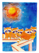 Load image into Gallery viewer, Raccoons on the porch  Garden Flag – Decorative Outdoor Yard Flag