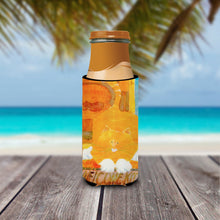 Load image into Gallery viewer, Big Orange Cat Welcome Slim Can Hugger – Fun &amp; Functional Drink Coolers 6010MUK