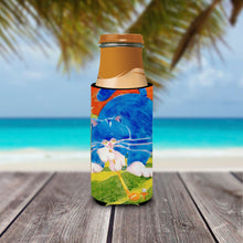 Load image into Gallery viewer, Big Blue the Cat Golfer Slim Can Hugger – Fun &amp; Functional Drink Coolers 6011MUK