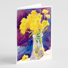 Load image into Gallery viewer, Flower Greeting Cards -  Blank Note Cards – 8-Pack of Artist-Designed Cards with Envelopes
