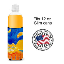 Load image into Gallery viewer, Big orange Tabby cat on the fence Slim Can Hugger – Fun &amp; Functional Drink Coolers 6020MUK