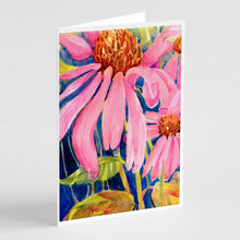 Load image into Gallery viewer, Flower - Coneflower Greeting Cards -  Blank Note Cards – 8-Pack of Artist-Designed Cards with Envelopes