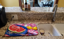 Load image into Gallery viewer, Watermelon Dish Drying Mat – Absorbent, Artistic Kitchen Essentials 6028DDM
