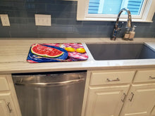 Load image into Gallery viewer, Watermelon Dish Drying Mat – Absorbent, Artistic Kitchen Essentials 6028DDM