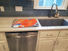 Load image into Gallery viewer, Cat Dish Drying Mat – Absorbent, Artistic Kitchen Essentials 6033DDM