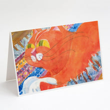 Load image into Gallery viewer, Cat Greeting Cards -  Blank Note Cards – 8-Pack of Artist-Designed Cards with Envelopes