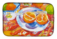 Load image into Gallery viewer, Florida Oranges Sliced for breakfast Dish Drying Mat – Absorbent, Artistic Kitchen Essentials 6035DDM