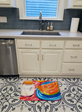 Load image into Gallery viewer, A Slice of Cantelope Machine Washable Memory Foam Mat 6036RUG