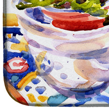 Load image into Gallery viewer, Apples, Plums and Grapes with Flowers Dish Drying Mat – Absorbent, Artistic Kitchen Essentials 6037DDM
