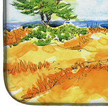 Load image into Gallery viewer, Old Red Cottage House at the lake or Beach Dish Drying Mat – Absorbent, Artistic Kitchen Essentials 6041DDM