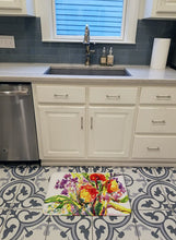 Load image into Gallery viewer, Flower Machine Washable Memory Foam Mat 6042RUG