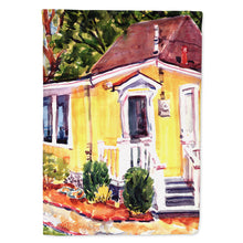 Load image into Gallery viewer, Yellow Cottage Houses Flag Canvas House Size