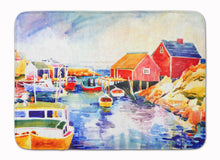 Load image into Gallery viewer, Boats at Harbour with a view Machine Washable Memory Foam Mat 6059RUG