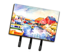 Load image into Gallery viewer, Boats at Harbour with a view Leash Holder or Key Hook