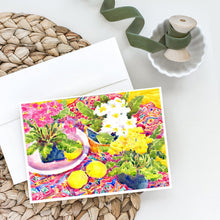 Load image into Gallery viewer, Flower - Primroses Greeting Cards -  Blank Note Cards – 8-Pack of Artist-Designed Cards with Envelopes