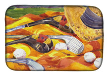 Load image into Gallery viewer, Golf Clubs Golfer Dish Drying Mat – Absorbent, Artistic Kitchen Essentials 6063DDM