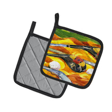 Load image into Gallery viewer, Golf Clubs Golfer Pot Holders - Set of 2 Decorative Kitchen Helpers | Made in the USA 6063PTHD