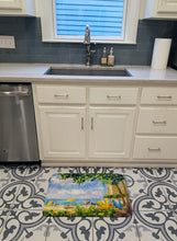 Load image into Gallery viewer, Beach Resort view from the condo Machine Washable Memory Foam Mat 6065RUG