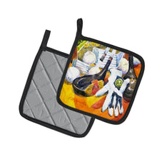 Load image into Gallery viewer, Golf Clubs, Ball and Glove Pot Holders - Set of 2 Decorative Kitchen Helpers | Made in the USA 6070PTHD