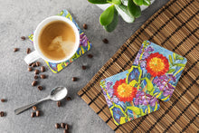 Load image into Gallery viewer, Flower - Sunflower Coasters - Set of 4 Lightweight Foam, Absorbent Drink Coasters
