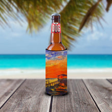 Load image into Gallery viewer, Sunset at the Dock Slim Can Hugger – Fun &amp; Functional Drink Coolers 6076MUK