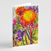 Load image into Gallery viewer, Flower - Aster Greeting Cards -  Blank Note Cards – 8-Pack of Artist-Designed Cards with Envelopes