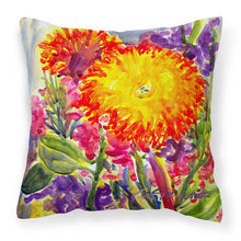 Load image into Gallery viewer, Flower - Aster   Canvas Throw Pillow - 14x14 Decorative Pillow – Art for Your Home &amp; Patio