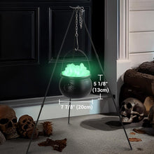 Load image into Gallery viewer, Yescom Halloween Witch Cauldron on a 31&quot; Tripod with Lights