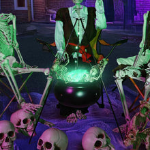 Load image into Gallery viewer, Yescom Halloween Witch Cauldron on a 31&quot; Tripod with Lights