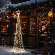 Load image into Gallery viewer, Yescom 9&#39; Outdoor Christmas Tree Prelit Lightshow Solar Powered