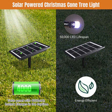 Load image into Gallery viewer, Yescom 9&#39; Outdoor Christmas Tree Prelit Lightshow Solar Powered