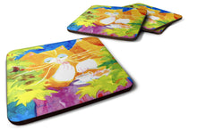 Load image into Gallery viewer, Cat Tea Time Coasters - Set of 4 Lightweight Foam, Absorbent Drink Coasters